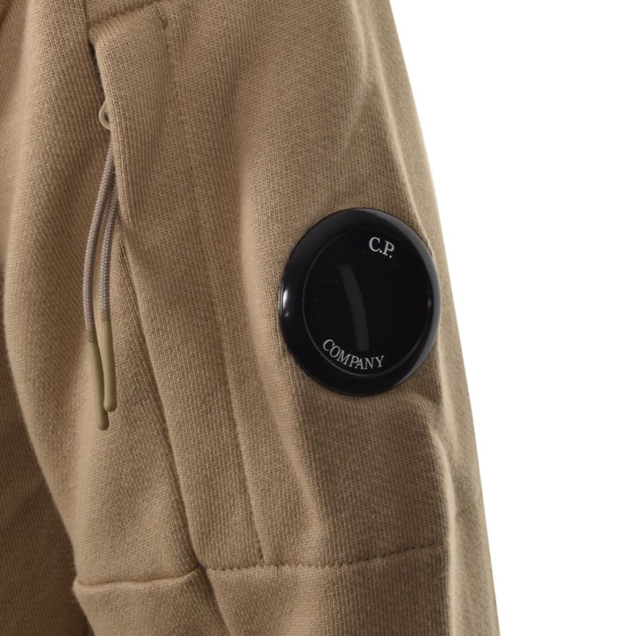 Alternative Image for ProductCP Company Half Zip Sweatshirt Khaki3